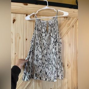 Snakeskin Tank Top